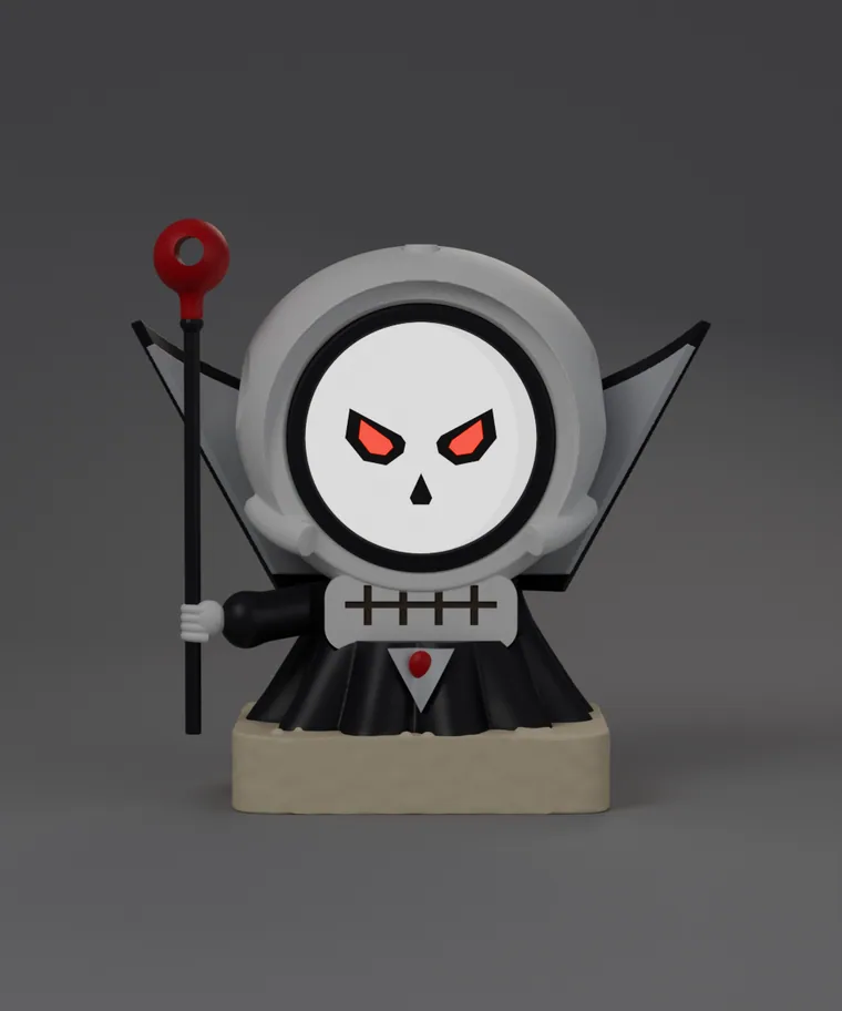 FrightMaps Skull from the front