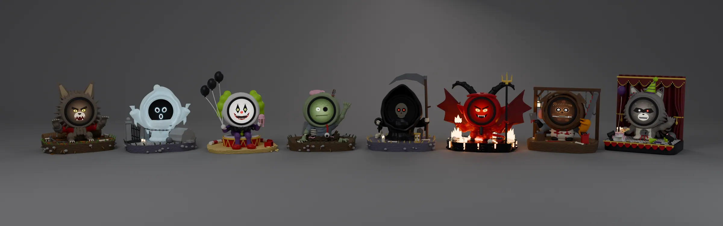The Horror Wave, lined up